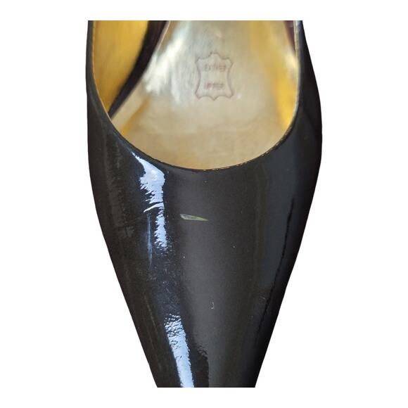Cathy Jean 4" Stelletto Heels, Patent Leather Closed Pointy Toe Pumps Size 7 - Picture 13 of 13
